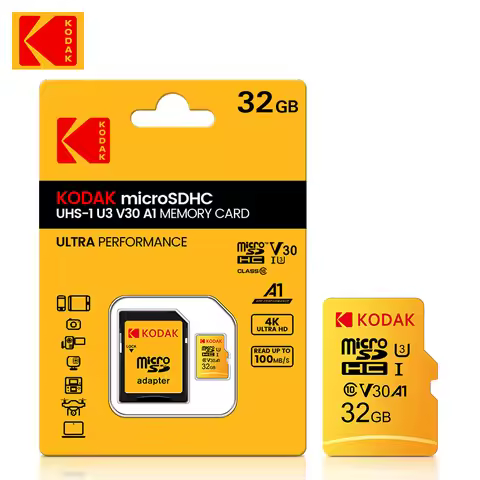 Kodak New Micro sd card 32GB 64GB 128GB 256GB TF card Microsd card Memery Card for Security Camera ,