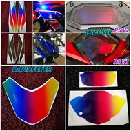 RS150 V1 / V2 METER TINTED / HEAD LAMP TINTED / SIGNAL TINTED LAMPU DADA TITANIUM RS 150