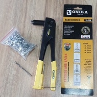 Set of 3 Rive Pliers with 4 Plastic-Coated Handles and 100 4x10mm Aluminum Rive Nails and 1 4ly2 Dri