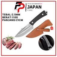 FN33 HARGA BORONG💥 PISAU LAPAH Daging Boning Knife Pemegang KAYU HITAM BIASA Tebal 2MM Pisau Lapah K