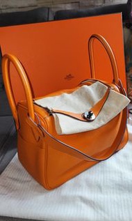 Hermes Lindy 26 愛馬仕橙 牛皮