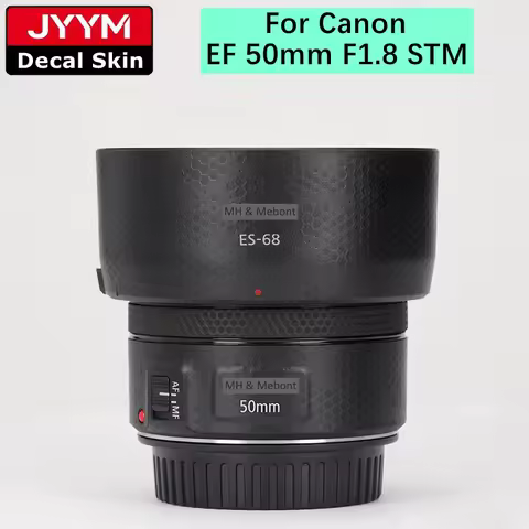 For Canon EF 50mm F1.8 STM Anti-Scratch Camera Lens Sticker Coat Wrap Protective Film Body Protector
