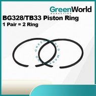 Mesin Rumput Piston Ring BG328 TL33 Brush Cutter Piston Ring