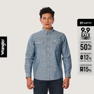 WRANGLER เสื้อเชิ้ตแขนยาวผู้ชาย คอลเลคชั่น Everyday with Wrangler รุ่น WR S325MSHLN31