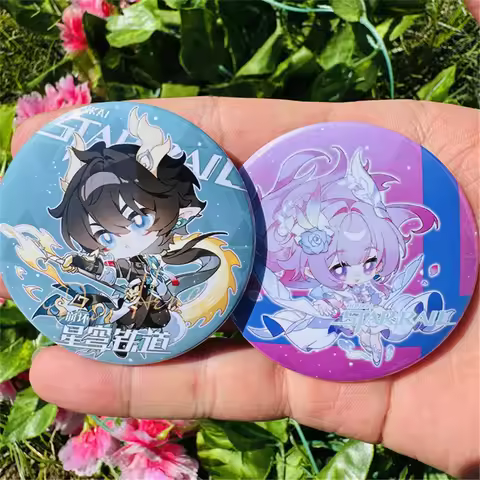 58mm Game Honkai：Star Rail Cyrene PhiLia093 Dan Heng Permansor Terrae Cosplay COSTUME Badge Pin SPTE