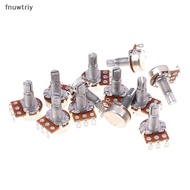 [fnuwtriy] A500K B500K A250K B250K A50K B50K A25K B25K Potentiometer Splined Small Pot Electric Guit