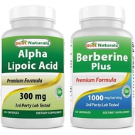Naturals Alpha Lipoic Acid 00 mg & Berberine Plus 1000 mg