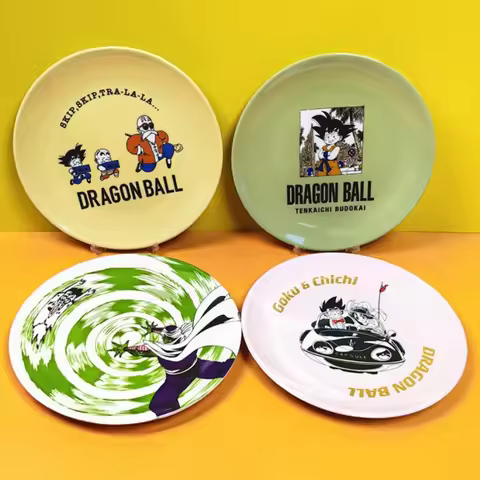 Hot Sale Ichiban Kuji Dragon Ball Dinner Plate Ichiban Kuji Funny Cartoon Character Melamine Dinner 
