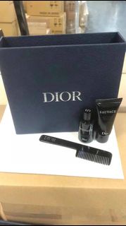 DIOR SAUVAGE PERFUME SET/迪奧 男士曠野香水禮盒套裝（香水10ml+身體乳30ml+梳）