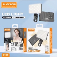 PLOKAMA LED U160 / U160 PRO RGB Video Light | 2700–6500K, 2000mAh Rechargeable, Portable for Photogr