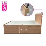 SEA HORSE Bed with 3  Drawers and Little Head Box Can Put Phone! (YHT-BED-N-753)