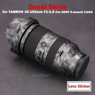 Hinefilm Skin for Tamron 35 150 Lens Protective Film for Tamron 35-150mm F2-2.8 Di III VXD A058 (Son
