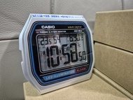 Casio 。DQD-851J。 數字電子鐘。 有溫度濕度 顯示。 電波調教。 附電池。