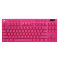 【Logitech 羅技】 G PRO X LIGHTSPEED TKL (桃紅色茶軸) 無線 機械式 電競鍵盤 中刻 無數字鍵