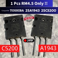 Compatible TOSHIBA 2SA1943 2SC5200  A1943 C5200 TTA1943 TTC5200 PNP Power Transistor