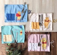 小熊維尼 winnie the pooh 餐墊 餐巾 不鏽鋼 餐具 叉 羹 勺 piglet 跳跳虎 大鼻鋼牙 三眼仔 勞蘇 米奇 公主 小飛象 linabell duffy