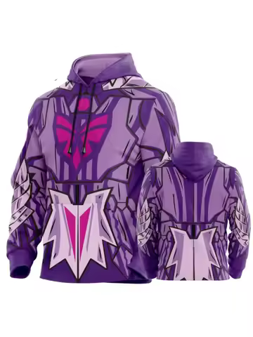 Anime Saint Seiya Pegasus Cosplay Hoodies Pants Set 3D Saga Hades Print Sweatshirt 2-piece Oversized