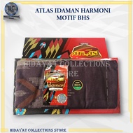 Sarung ATLAS Idaman 555 Harmoni Motif BHS Cokelat Tua