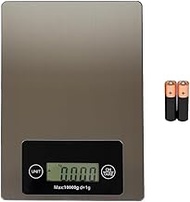 BUY IN WEB USA Digital Kitchen Scale, Stainless Steel Food Scale, Kilos, Grams, pounds and Ounces, f
