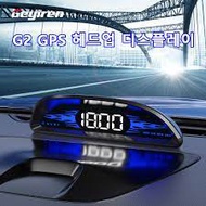 G2 HUD Head Up Display Car GPS Speedometer Smart Clock Decor Digital Gauges Auto Electronics Accesso