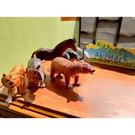 | Toys | WILD ANIMALS | WILD ANIMALS | 6PCS | RUBBER RUBBER | ELEPHANT TIGER HORSE BULL BEAR POLAR B