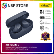 Jabra Elite 3 True Wireless Earbuds with Noise-isolating &amp; Up to 28 Hrs Battery Life with Charging Case