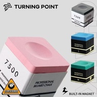 7500tp blue, pink and gray dry chalk cue heads, exquisite anti-slip powder billiards equipment, squa