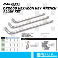 Asahi DX2000 Tools Ball Point Long Arm Allen Key Hex Key 1.5mm - 8.0mm