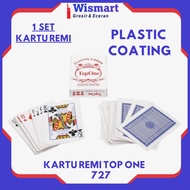 Top one 727 Playing Cards, waterproof coated Plastic 888 1 SET / (1 PACK) Poker Card Card Game Board