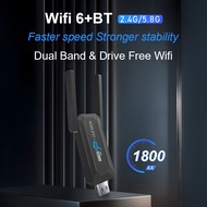 WIFI FIY 1800Mbps WiFi Bluetooth 5.3 Wireless Network Card USB3.0 WiFi Adapter Wifi Receiver Dongle 