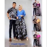 GAYATRI COUPLE BEAUTIFUL JASMINE MOTIF BATIK COUPLE GAYATRI BATIK SARIMBIT KONDANGAN BAJU