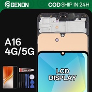 Genon OLED 90Hz LCD for Samsung Galaxy A16 4G / A16 5G LCD Display Touch Screen with Frame Replaceme