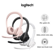 Logitech H390 wired headset - Noise canceling Mic, strap, padded earcups, USB-A connection - Genuine