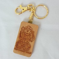 ㊣印度老山檀香木-鑰匙圈【(財神)大黑天】
