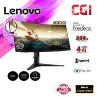 Lenovo 34" G34W-10 WQHD VA 144Hz 4ms FreeSync UltraWide Curved Gaming Monitor - 66A1GACBMY