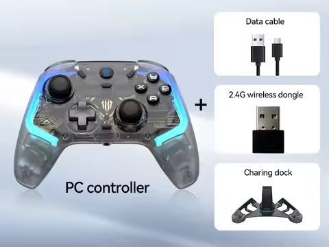 For Nubia RedMagic Phantom Blade Cyber Gamepad RGB Motor Vibration Bluetooth Controller for Android,