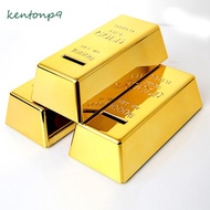 KENTONP Coin Bank Creative Gold Brick 1Pcs Unique Gold Bullion Bar Bullion Prop Coin Case