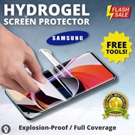 Hydrogel Screen Protector Samsung Galaxy A73 A72 A71 A70 A60 A53 A52 A51 A50 Pelindung Skrin Get Gad