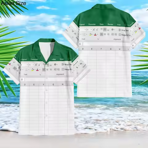 Funny Excel Hawaiian Shirts Aloha Beach Hawaiian Shirt Personalized Hawaiian Shirt - Summer Vacation