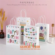Hbd paper bag/hbd motif paper bag/Birthday souvenir bag/Gift bag