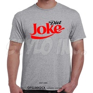 DIET JOKE 100% Cotton Graphic T-Shirt, Local Meme Tee, Tshirt Outdoor Casual, Family, Couple, Food, 