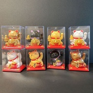 Lucky Cat Automatic Beckoning Ornaments Home Light Energy Front Desktop Solar Car Accessories Birthd