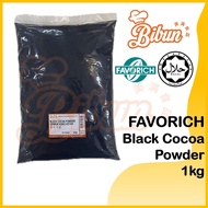 FAVORICH Black Cocoa Powder | Serbuk Koko Hitam | 黑可可粉 1kg JAKIM HALAL MALAYSIA