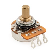 Musiclily Pro HD B1M Pot Brass Solid Short Shaft 1/4 Inch Linear Taper Potentiometer for Electric Gu