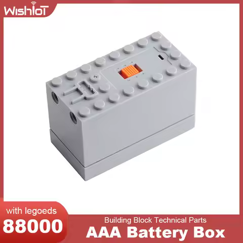 Building Block Power AAA Battery Box 88000 Technical Parts MOC Train Car compatible with legoeds Tra