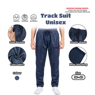 GO360 Seluar Track Suit Plain Blue | Lembut, Stretchable & Selesa | Jogging & Daily Wear | Size 20–4