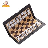 [Whgirl] Folding Chess Board Chess Set Portable Family Chess Set