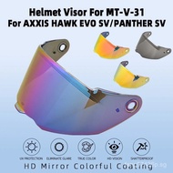 Motorcycle Helmet Visor Shield Lens For MT-V-31 AXXIS HAWK EVO SV PANTHER SV Windshield Anti-UV blac