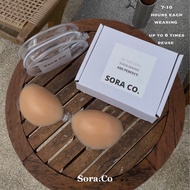 [SORA>CO] Seamless Push Up Silicone Shaping NuBra 隱形硅膠胸貼 (with PVC STORAGE BOX)