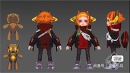 英雄聯盟cosplay 新年 牛年 安妮 悠米訂製 M37 高級定制 大全套頭飾可發光 預售可換
